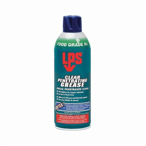 LPS 06716 Clear Penetrating Grease, 16 oz Aerosol Can, Aerosol Can/Compressed Gas, Beige, 0.73 to 0.75 - Penetrants
